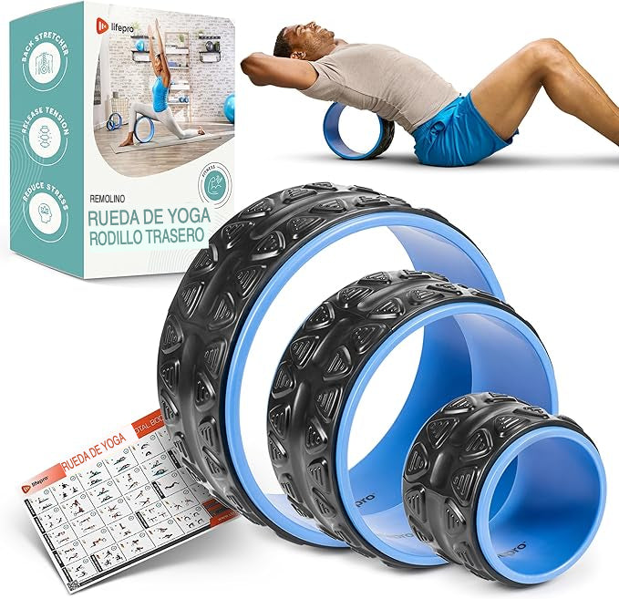Juego De Ruedas De Yoga Lifepro Para Aliviar El Dolor De Hombros Y Cuello