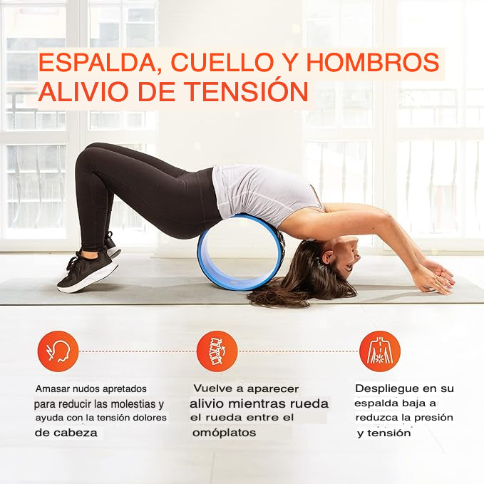 Juego De Ruedas De Yoga Lifepro Para Aliviar El Dolor De Hombros Y Cuello