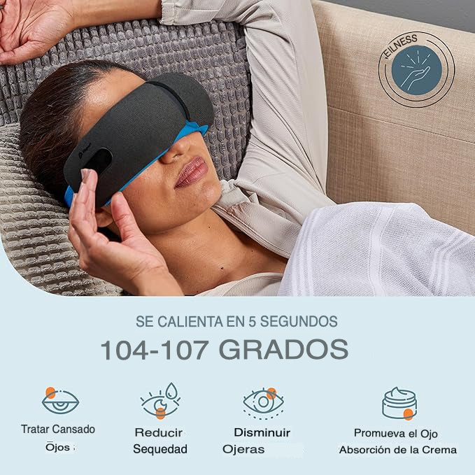 LifePro Lentes Masajeadores Para Migraña, Ojos Secos e Hinchados